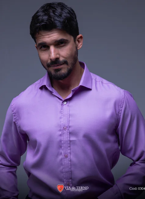 Camiseta Social Preta - Detalhe